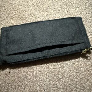 Black Zippered Pouch